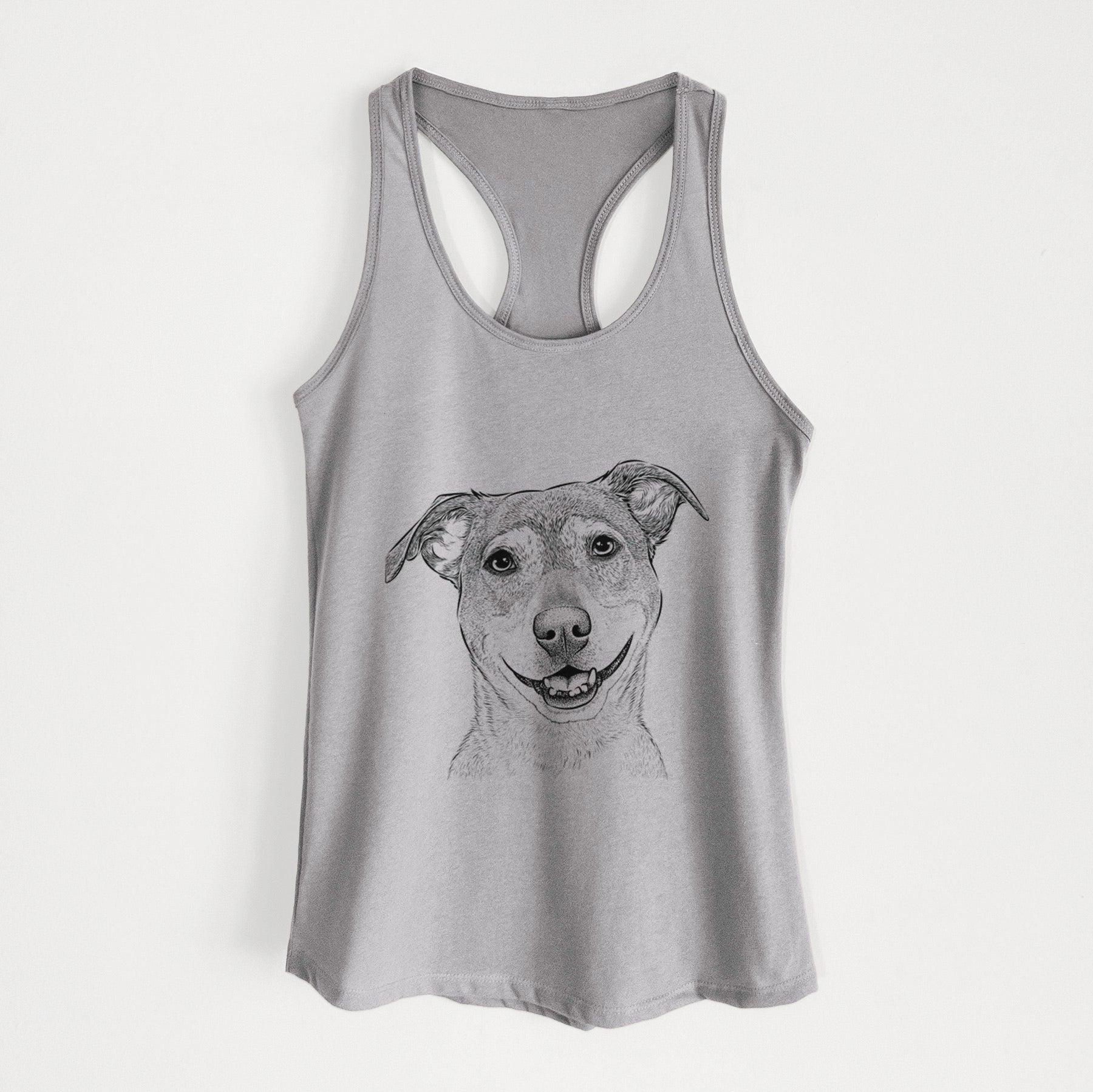 Reese the Mountain Cur - Women's Racerback Tanktop