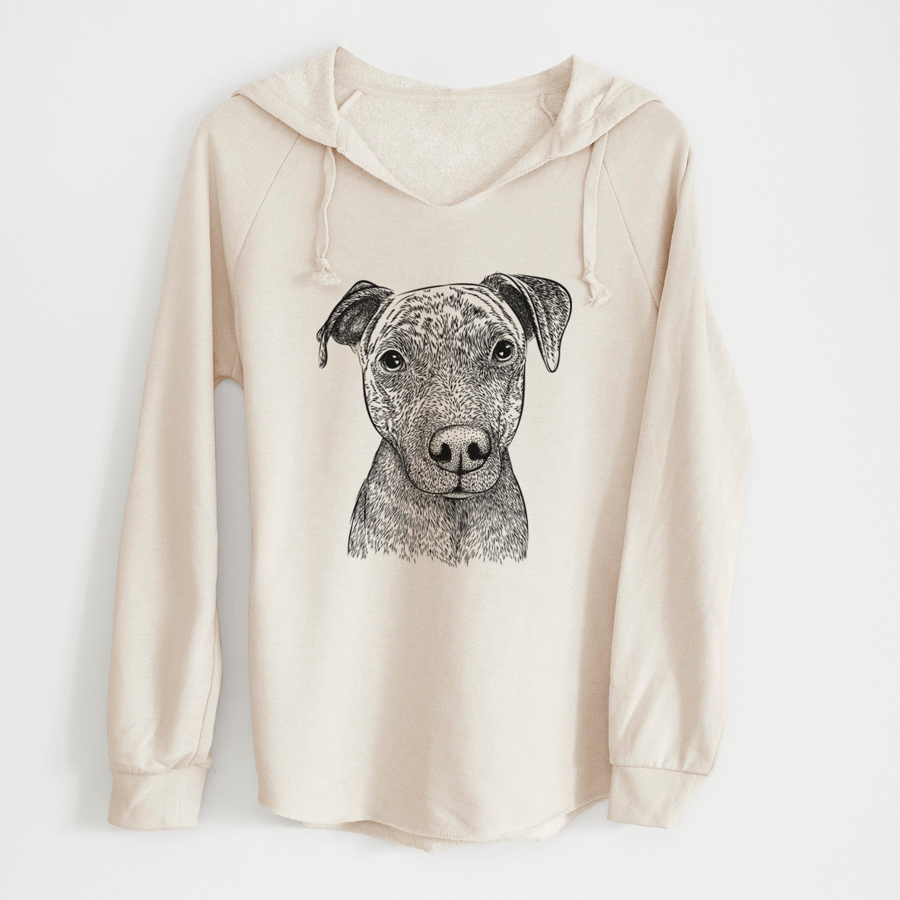 Bare Reeses the Pitbull - Cali Wave Hooded Sweatshirt