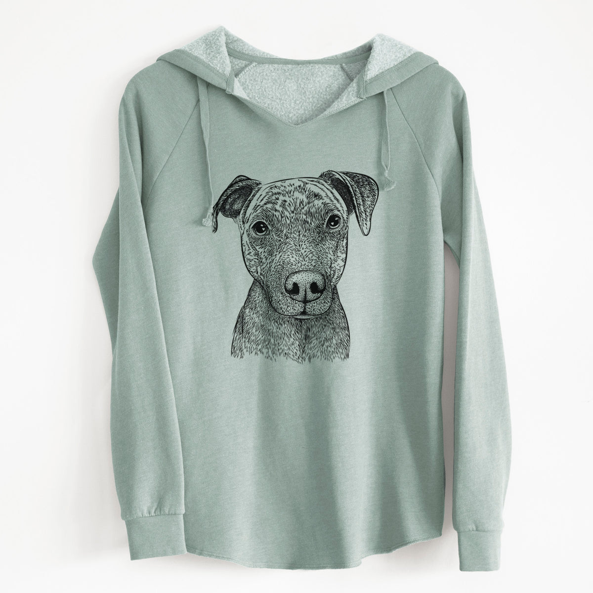 Bare Reeses the Pitbull - Cali Wave Hooded Sweatshirt