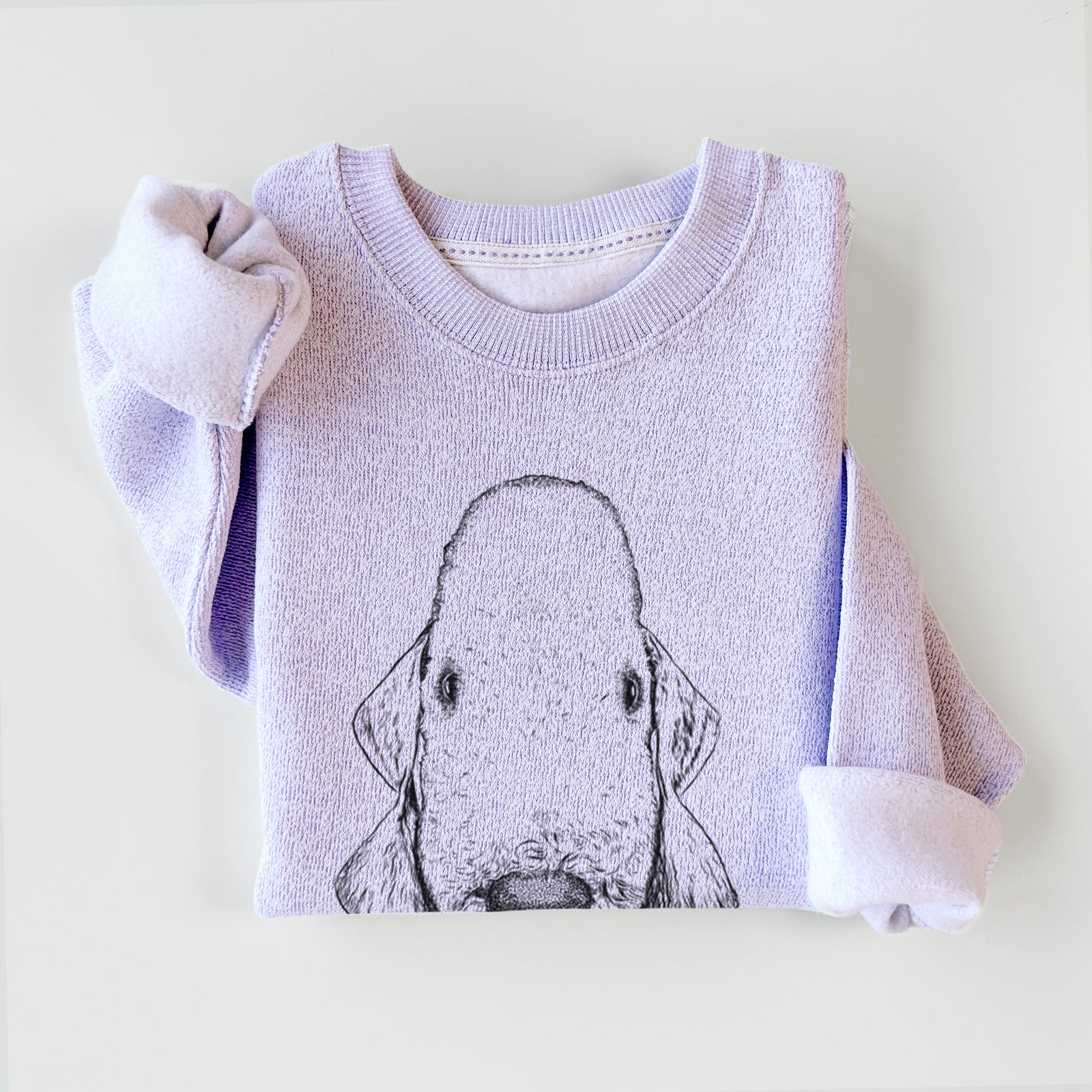 Remington the Bedlington Terrier - Knit Sweatshirt