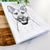 Remus the German Shepherd Mix Tea Towel