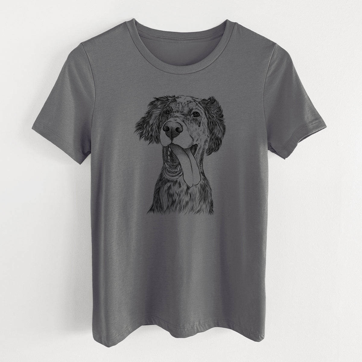 Bare Renly the English Setter - Women's Lightweight Relaxed Fit 100% Cotton Crewneck