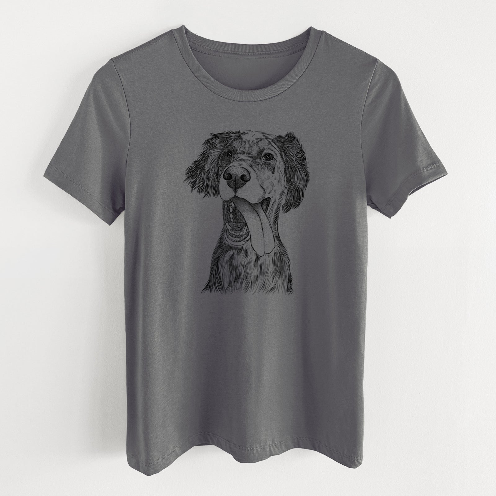 Bare Renly the English Setter - Women's Lightweight Relaxed Fit 100% Cotton Crewneck