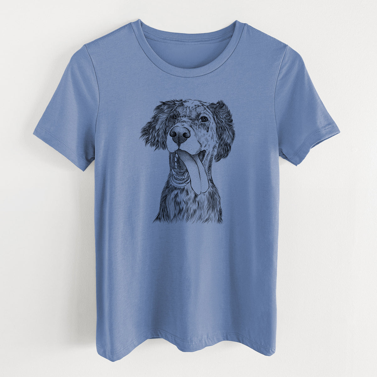 Bare Renly the English Setter - Women's Lightweight Relaxed Fit 100% Cotton Crewneck