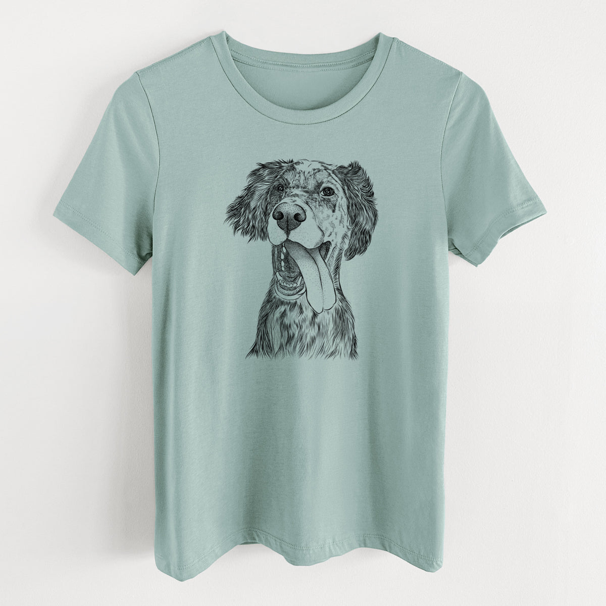Bare Renly the English Setter - Women's Lightweight Relaxed Fit 100% Cotton Crewneck
