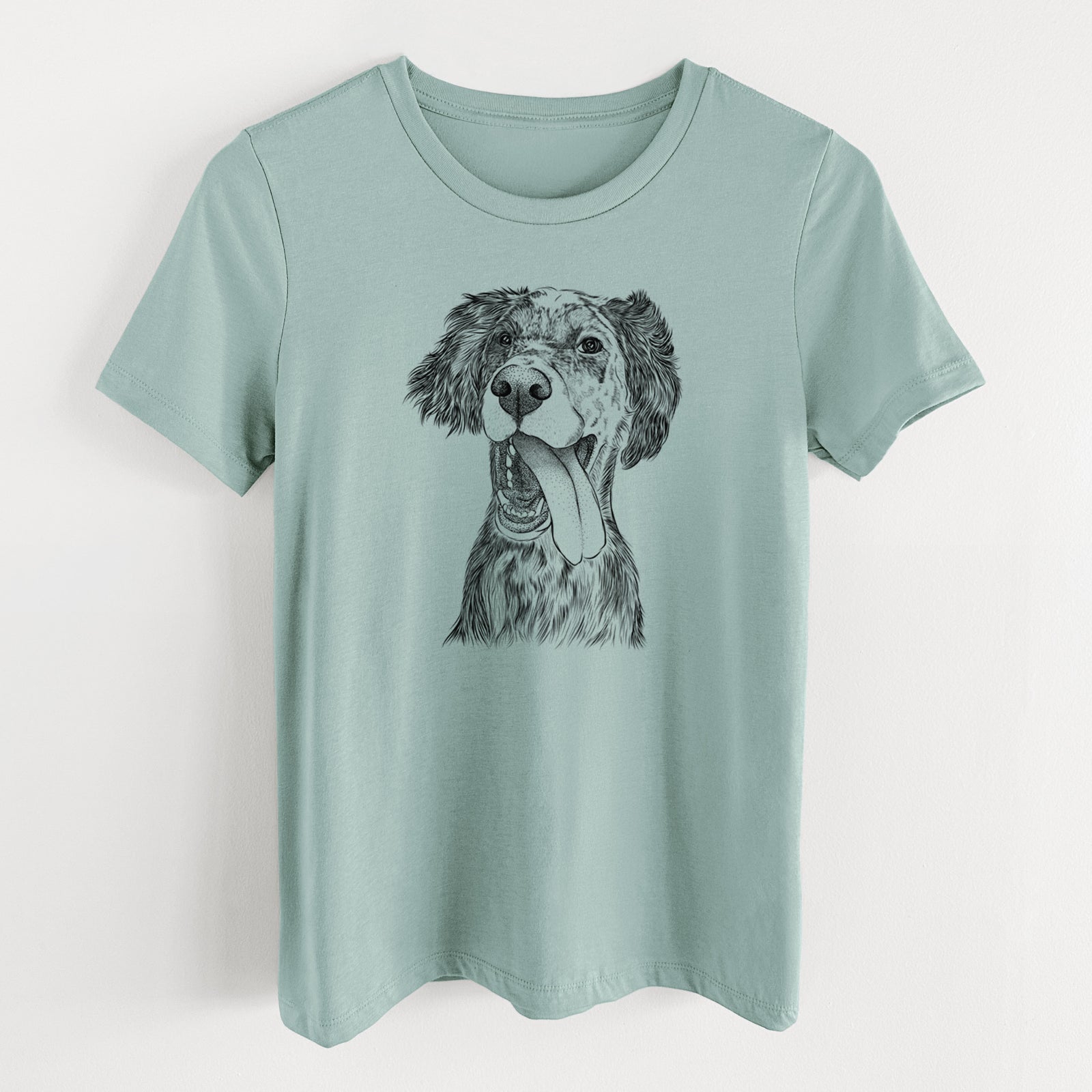 Bare Renly the English Setter - Women's Lightweight Relaxed Fit 100% Cotton Crewneck