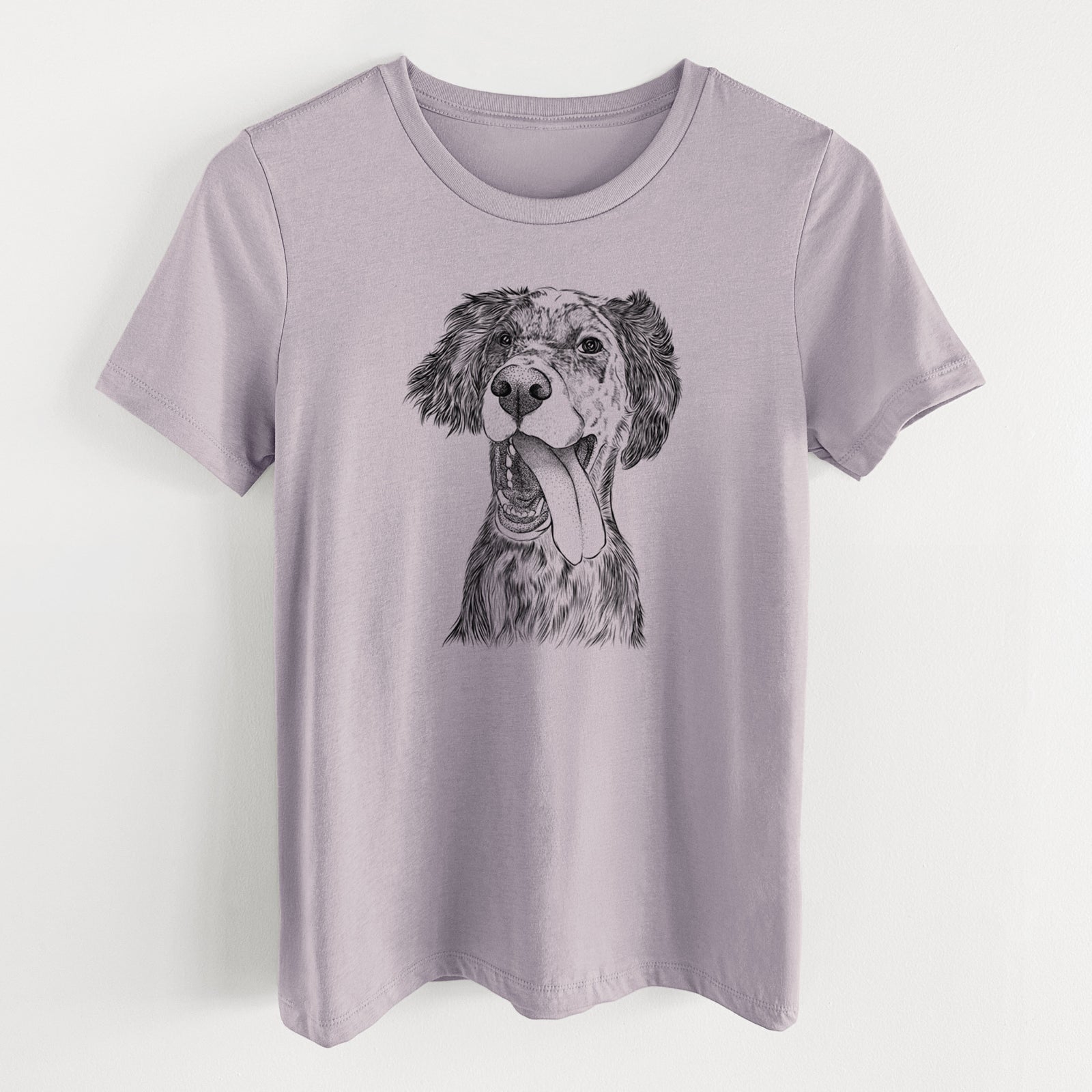 Bare Renly the English Setter - Women's Lightweight Relaxed Fit 100% Cotton Crewneck