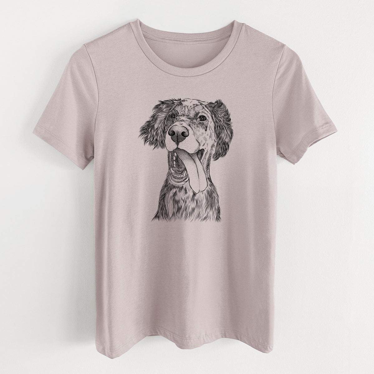 Bare Renly the English Setter - Women's Lightweight Relaxed Fit 100% Cotton Crewneck