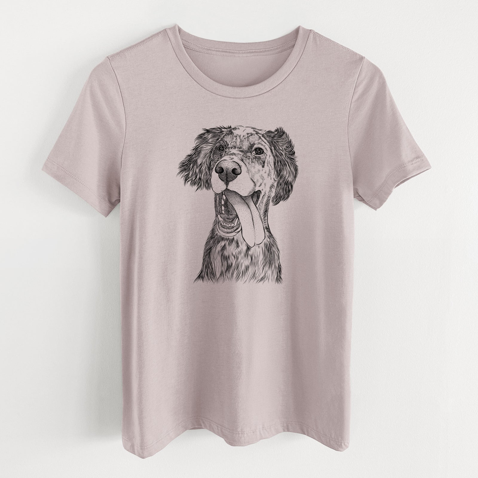 Bare Renly the English Setter - Women's Lightweight Relaxed Fit 100% Cotton Crewneck