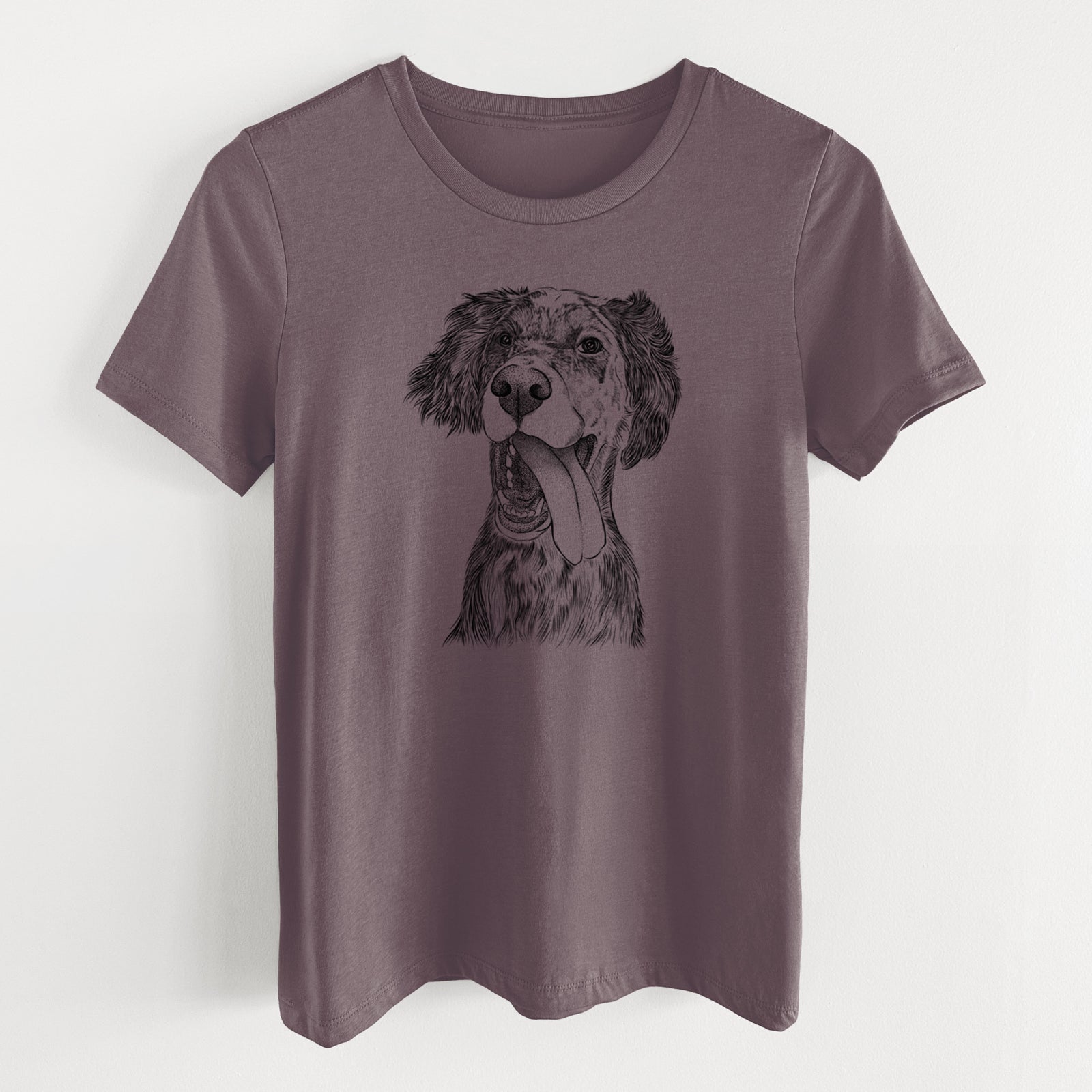 Bare Renly the English Setter - Women's Lightweight Relaxed Fit 100% Cotton Crewneck