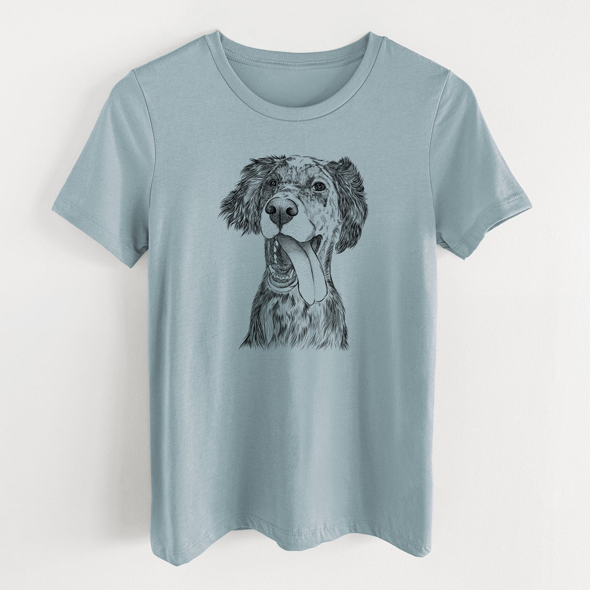 Bare Renly the English Setter - Women's Lightweight Relaxed Fit 100% Cotton Crewneck