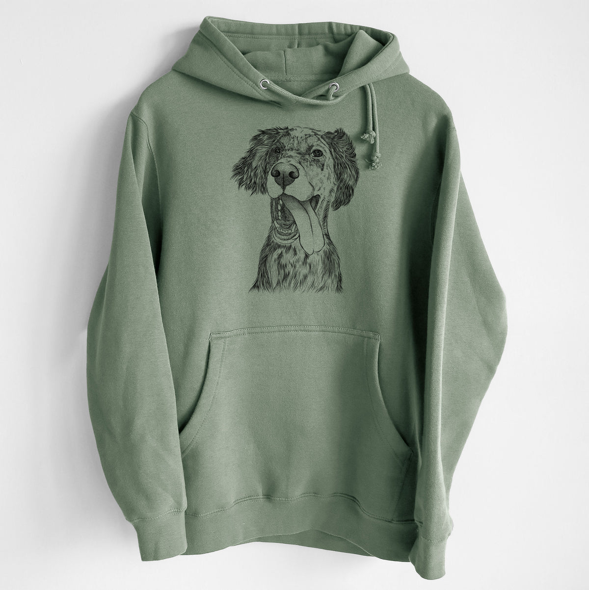 Renly the English Setter- Heavyweight Fleece Hoodie