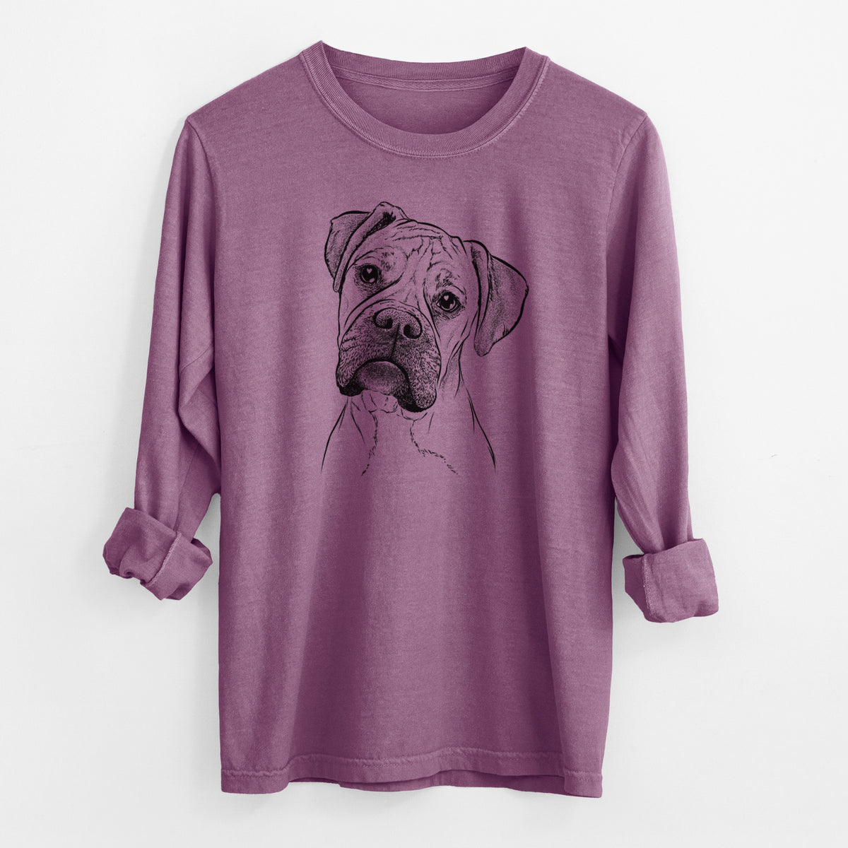 Bare Reuby the Boxer - Men's Heavyweight 100% Cotton Long Sleeve