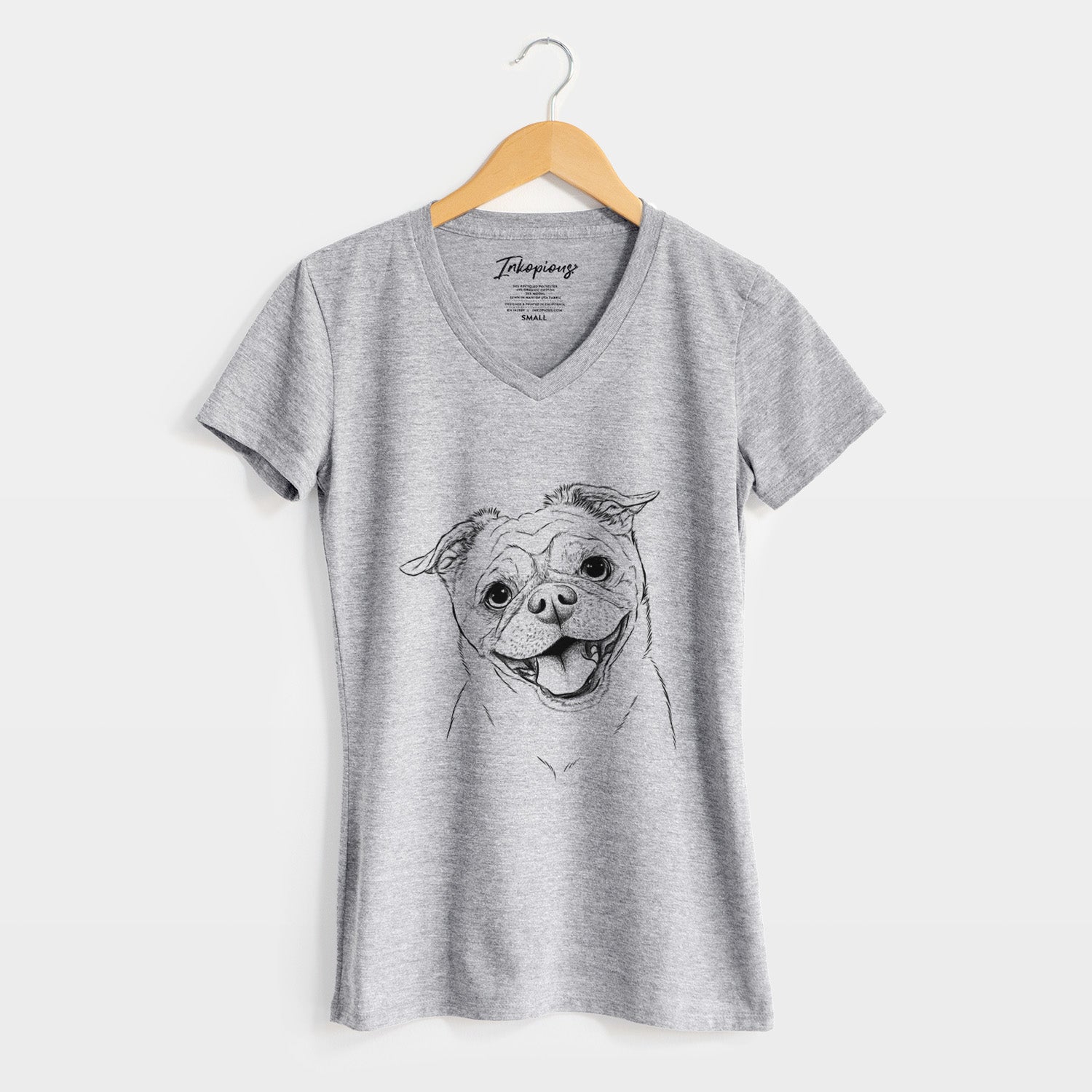 Bare Riley the Chug - Women's V-neck Shirt