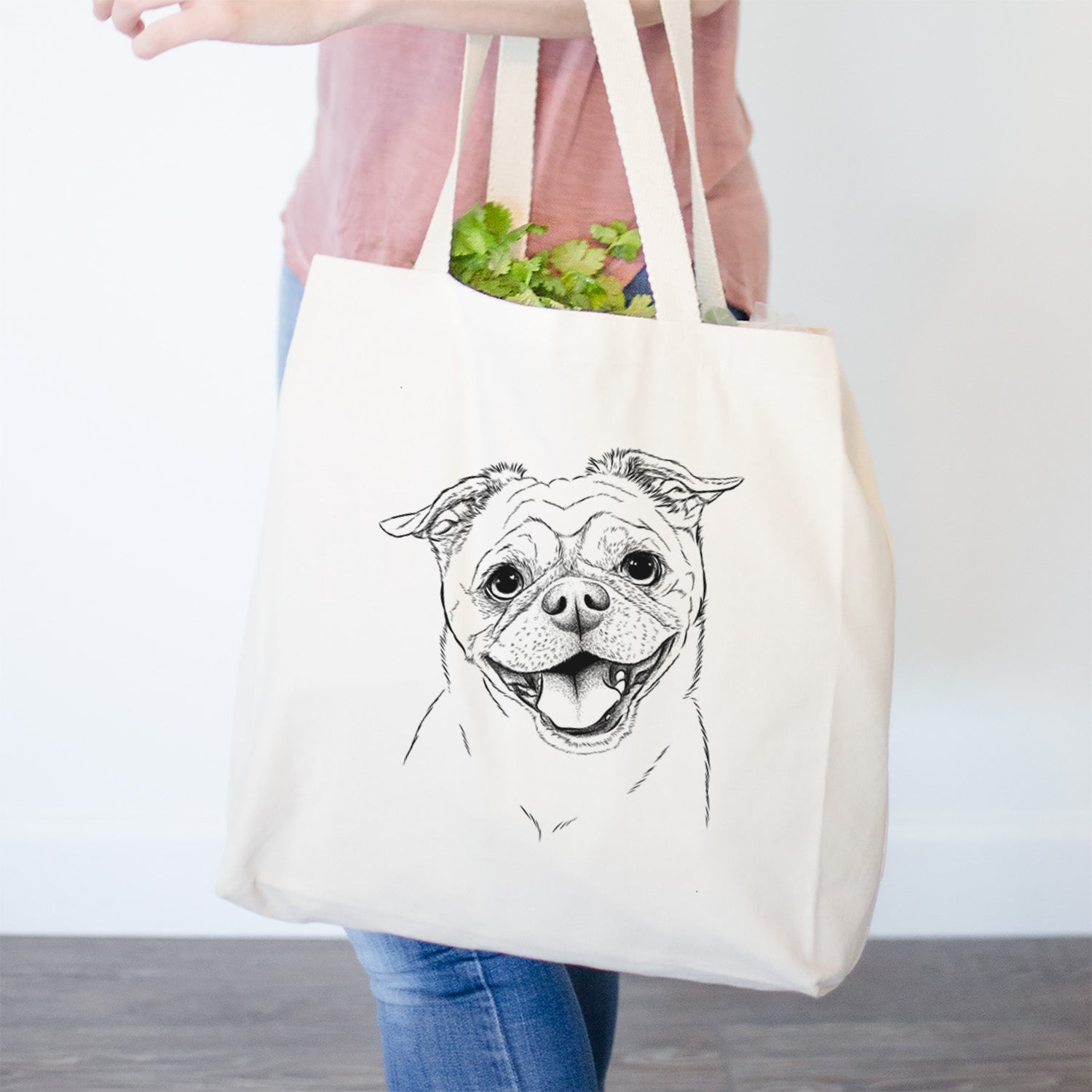 Riley the Chug - Tote Bag