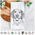 Riley the Golden Retriever Tea Towel