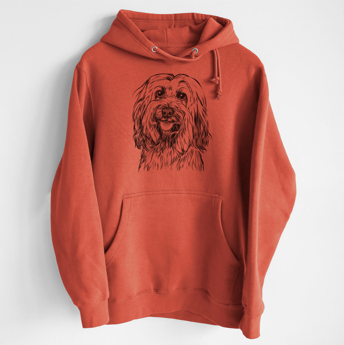 Rime the Tibetan Terrier- Heavyweight Fleece Hoodie