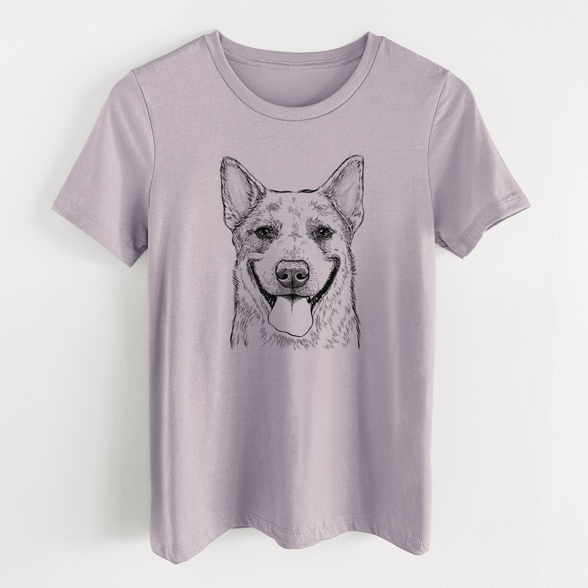 Bare Rio the Australian Cattle Dog - Women's Lightweight Relaxed Fit 100% Cotton Crewneck