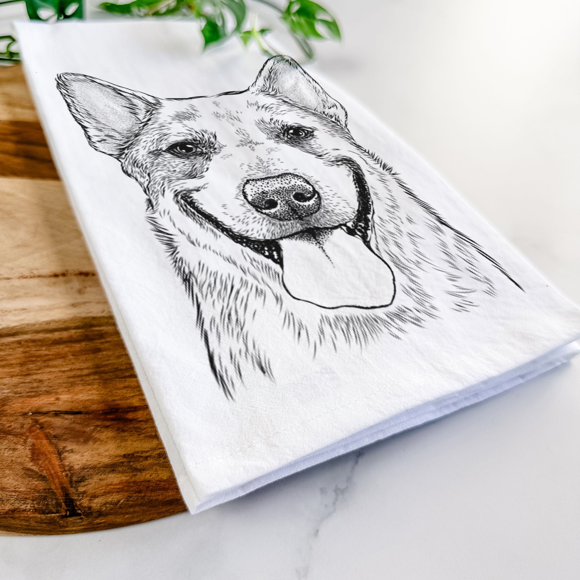 Rio the Australian Cattle Dog Tea Towel