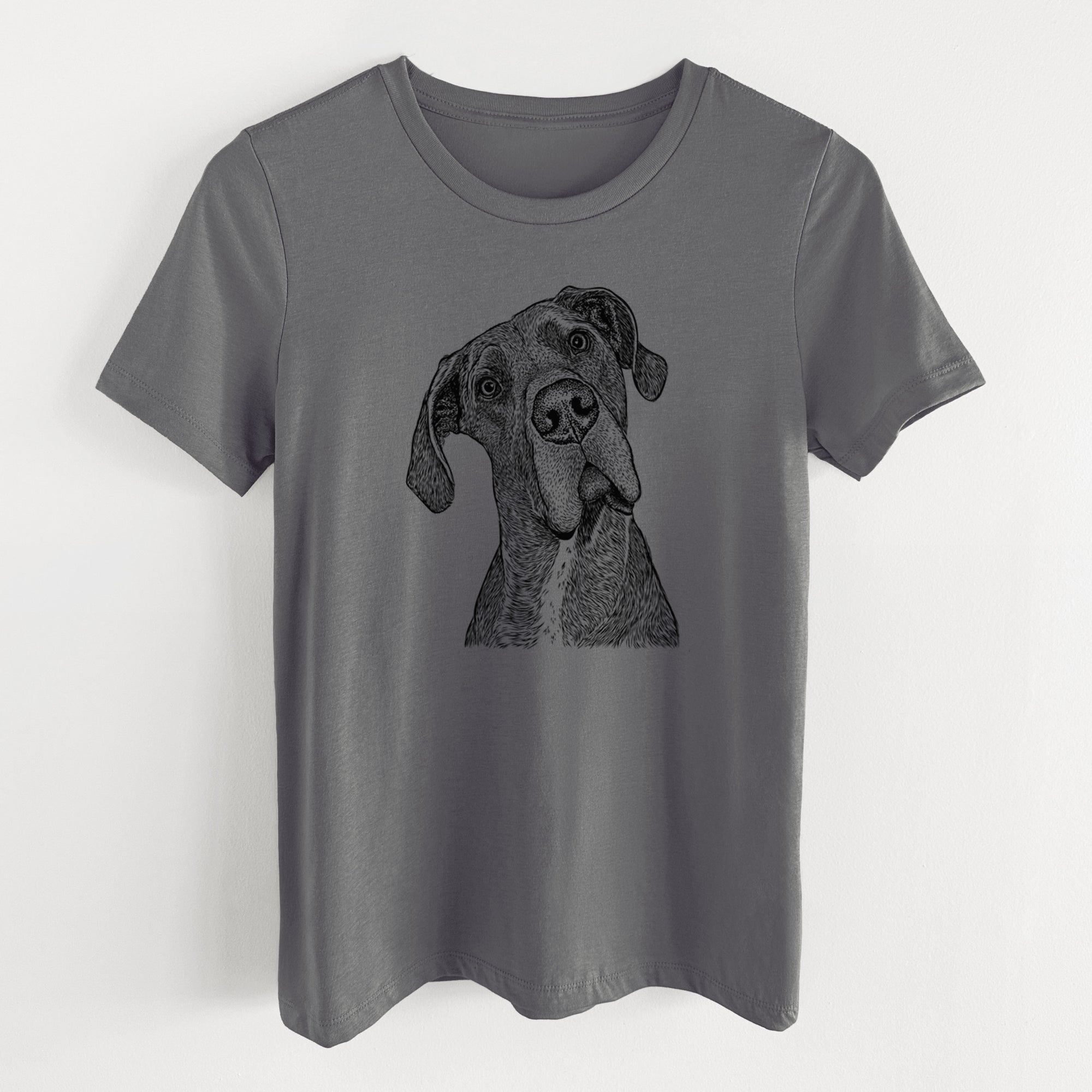 Bare River the Great Dane - Women's Lightweight Relaxed Fit 100% Cotton Crewneck