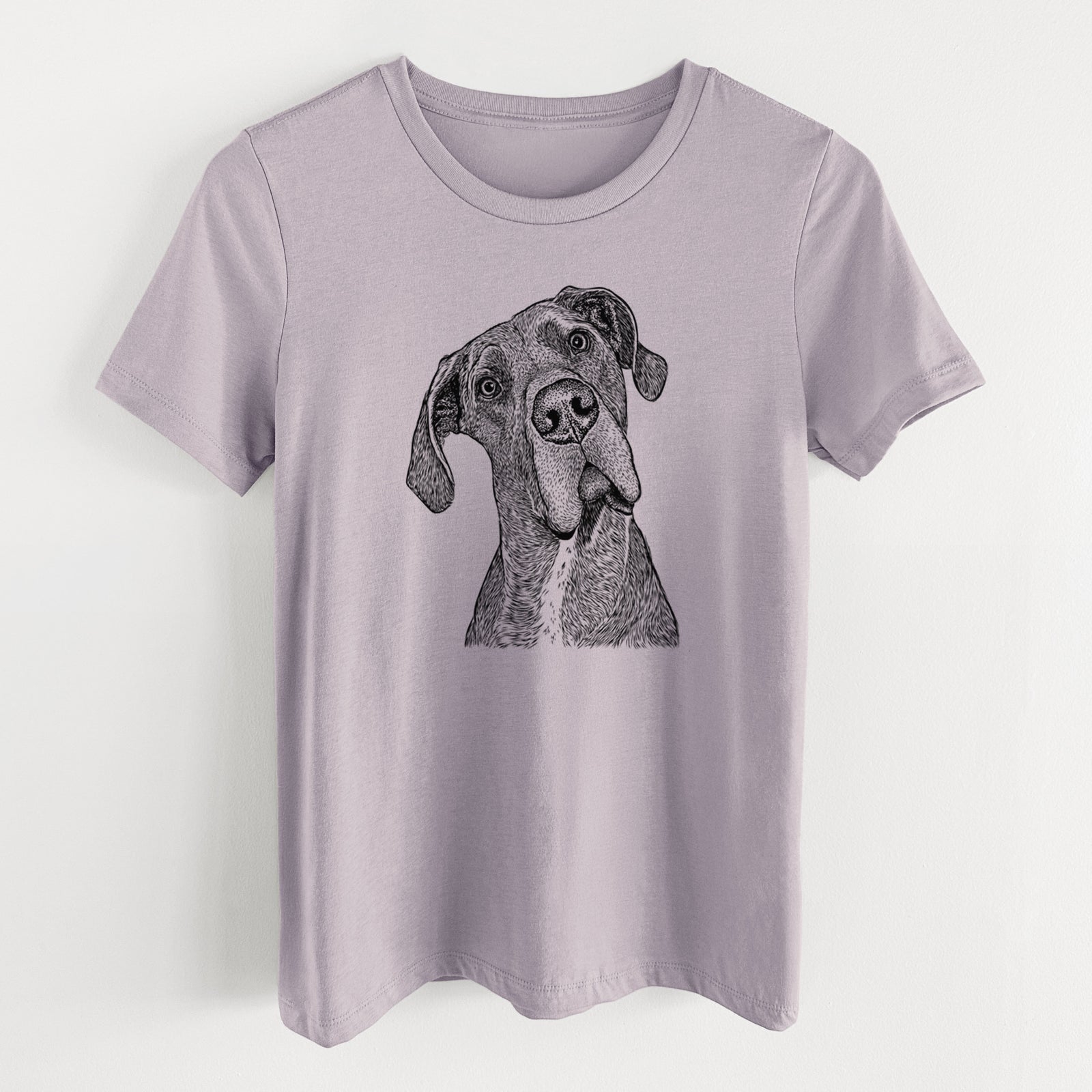 Bare River the Great Dane - Women's Lightweight Relaxed Fit 100% Cotton Crewneck