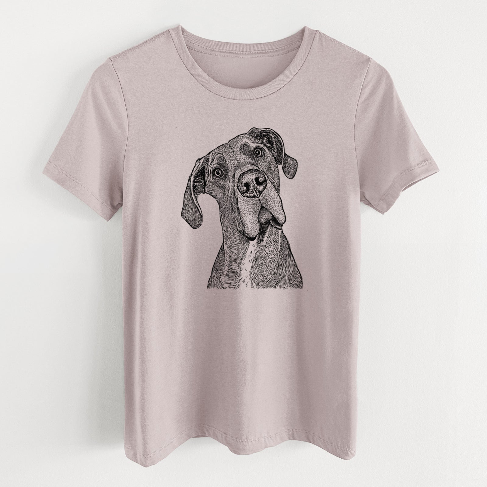 Bare River the Great Dane - Women's Lightweight Relaxed Fit 100% Cotton Crewneck
