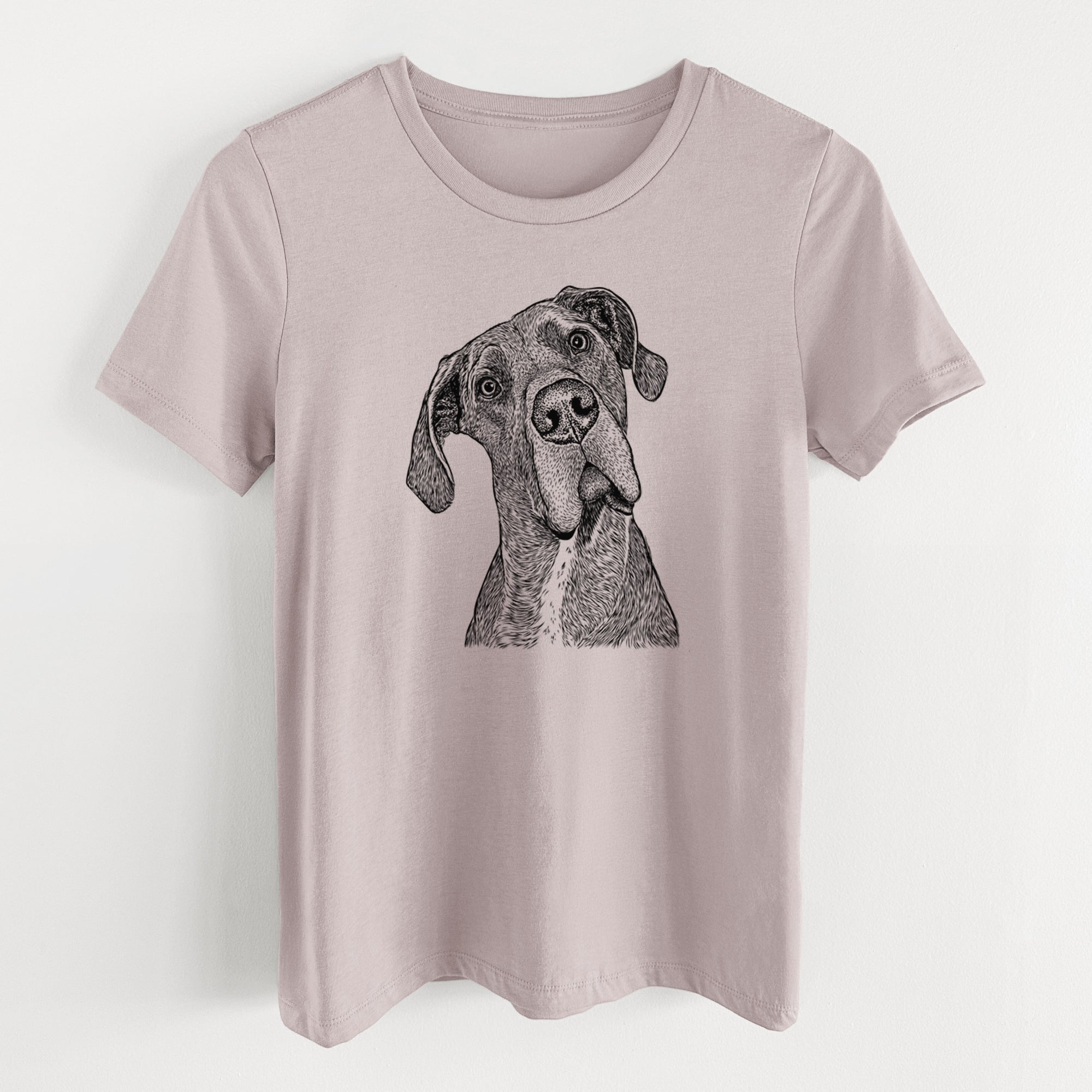 Bare River the Great Dane - Women's Lightweight Relaxed Fit 100% Cotton Crewneck