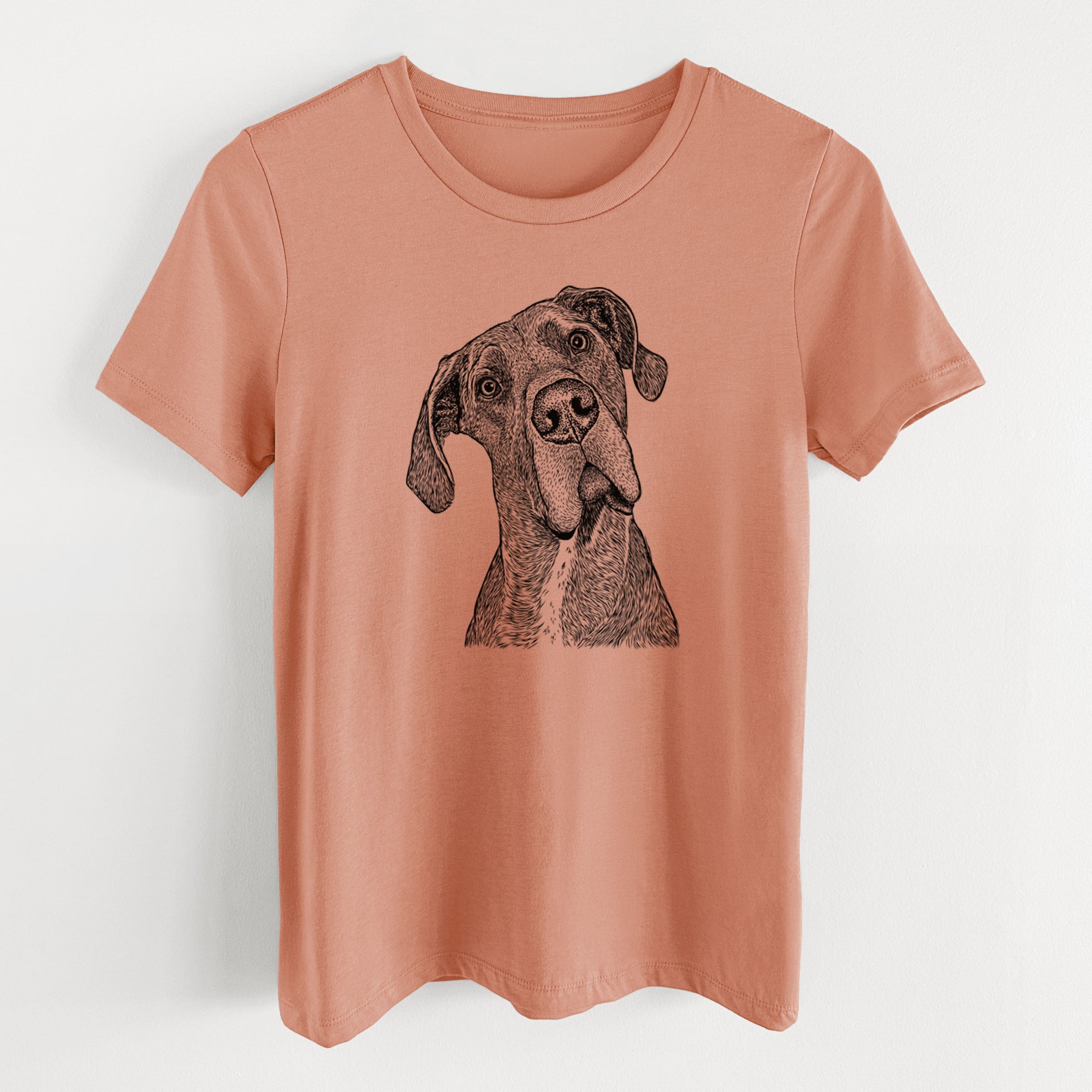 Bare River the Great Dane - Women's Lightweight Relaxed Fit 100% Cotton Crewneck