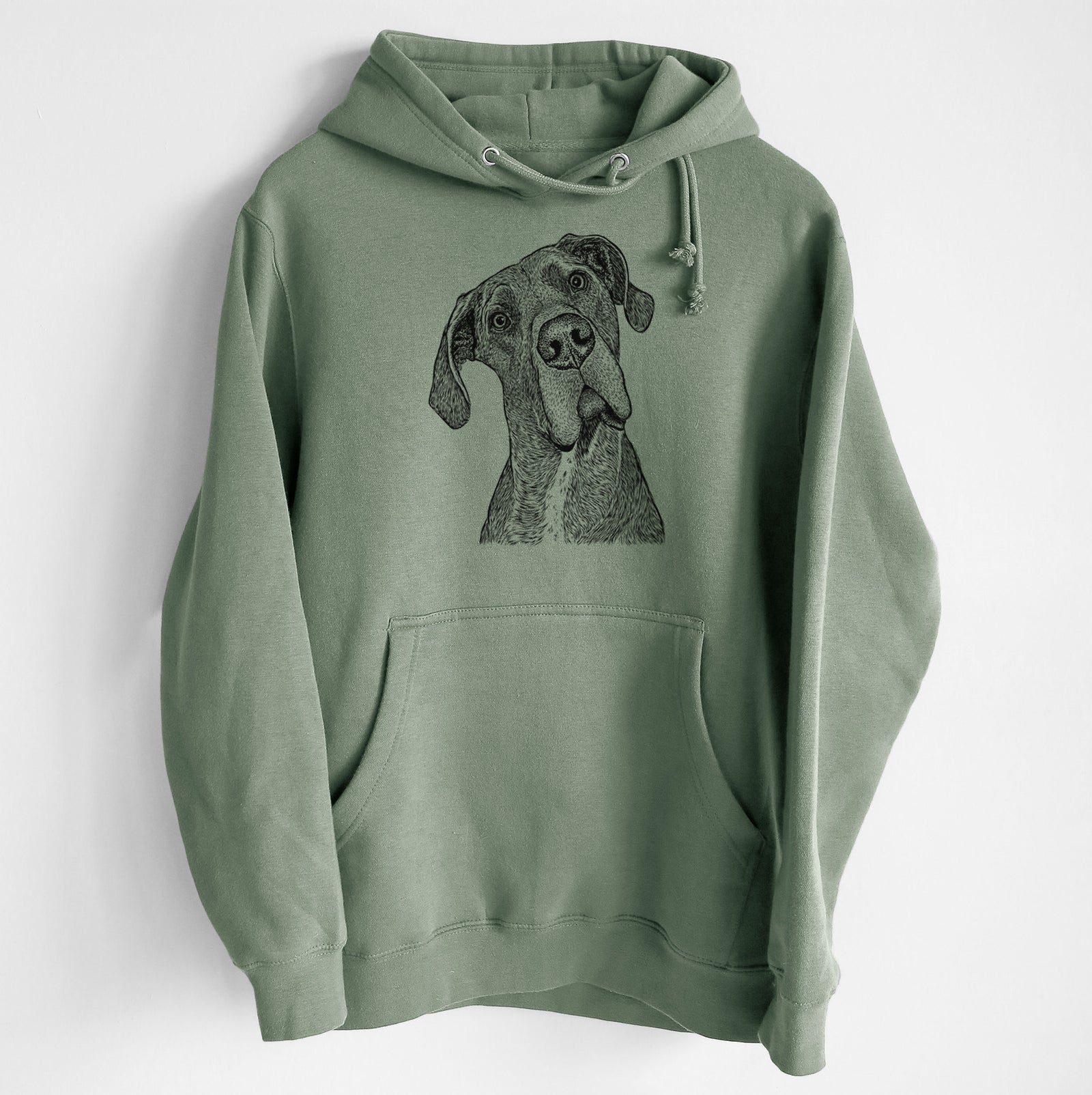 River the Great Dane- Heavyweight Fleece Hoodie