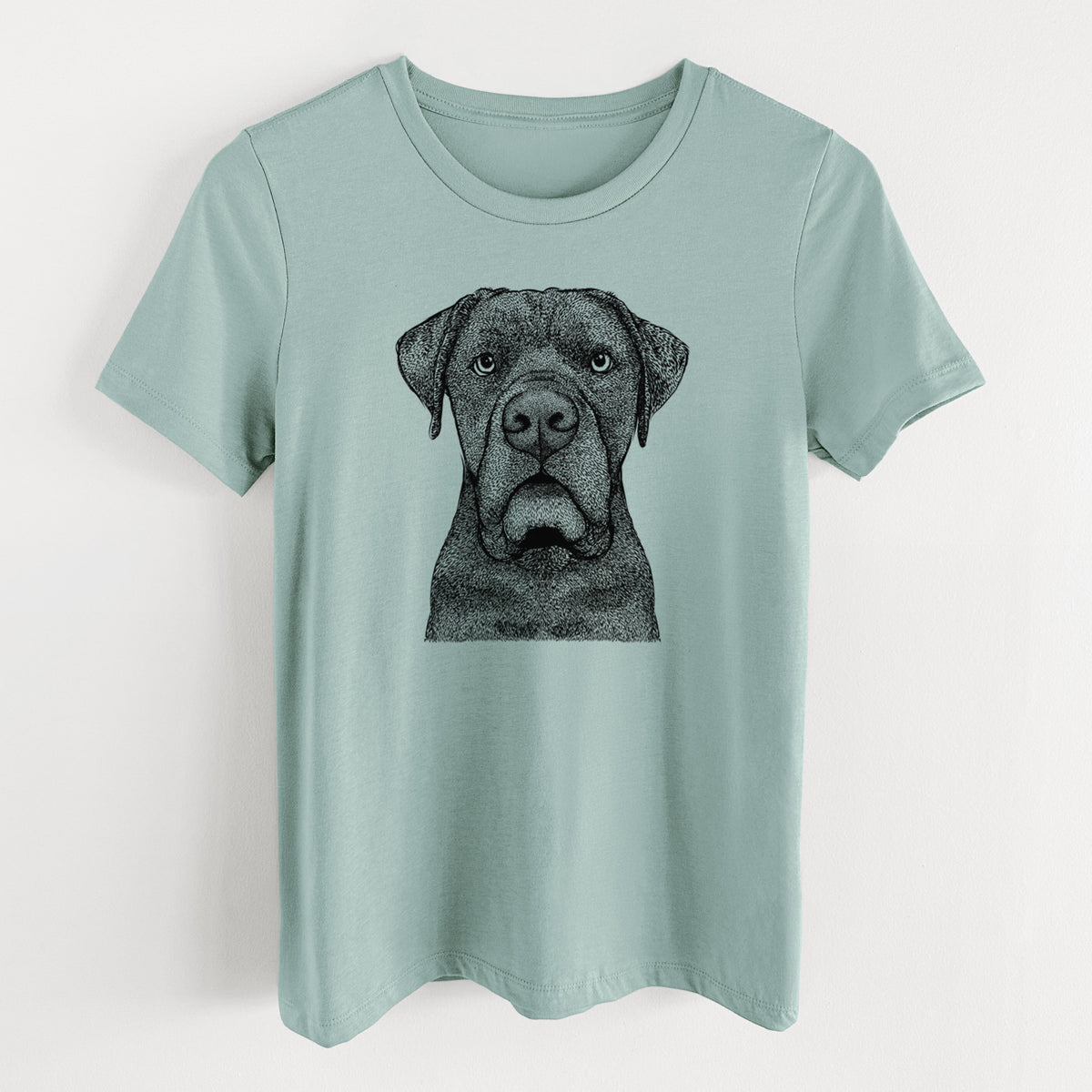 Bare Rocco the Cane Corso - Women's Lightweight Relaxed Fit 100% Cotton Crewneck