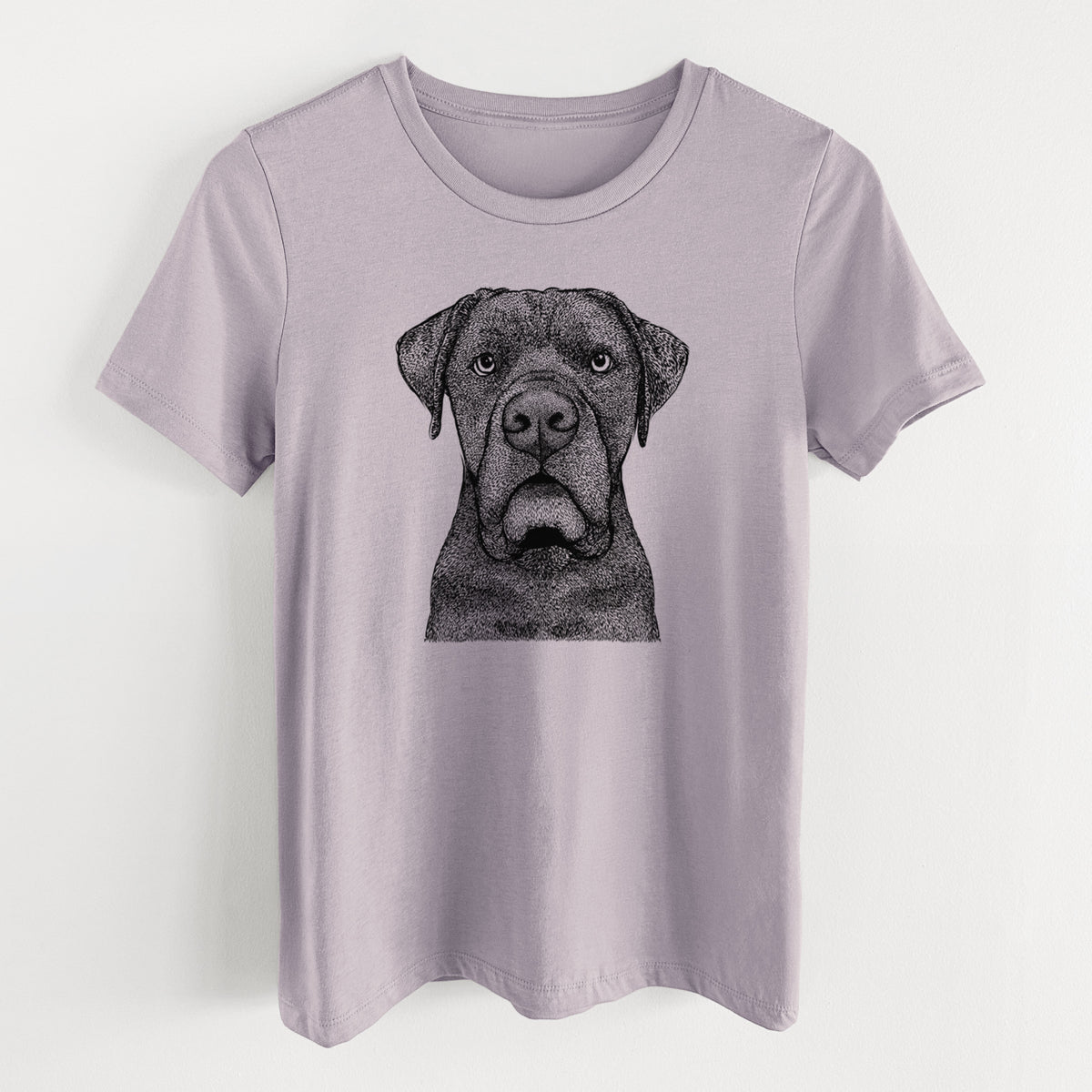 Bare Rocco the Cane Corso - Women's Lightweight Relaxed Fit 100% Cotton Crewneck