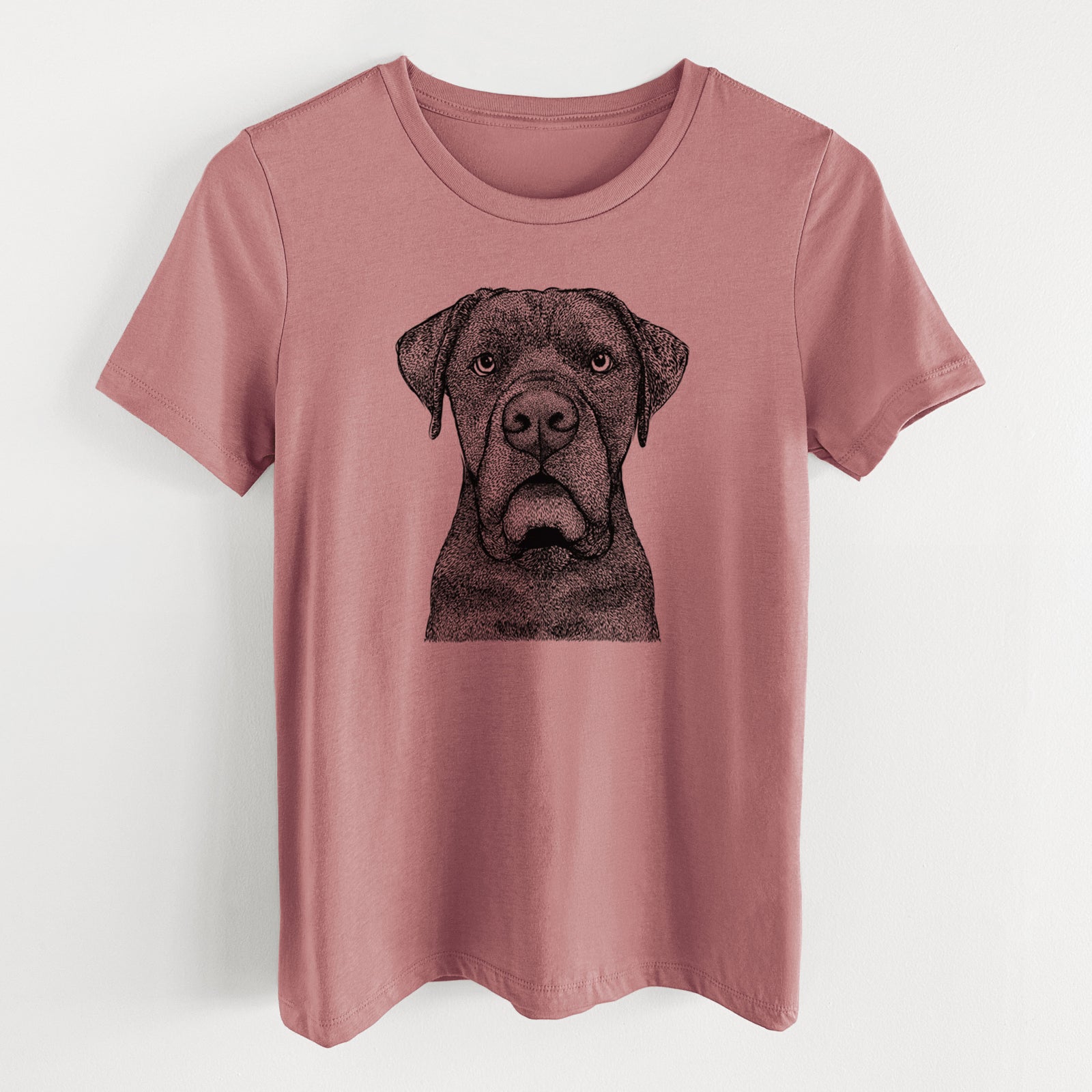 Bare Rocco the Cane Corso - Women's Lightweight Relaxed Fit 100% Cotton Crewneck