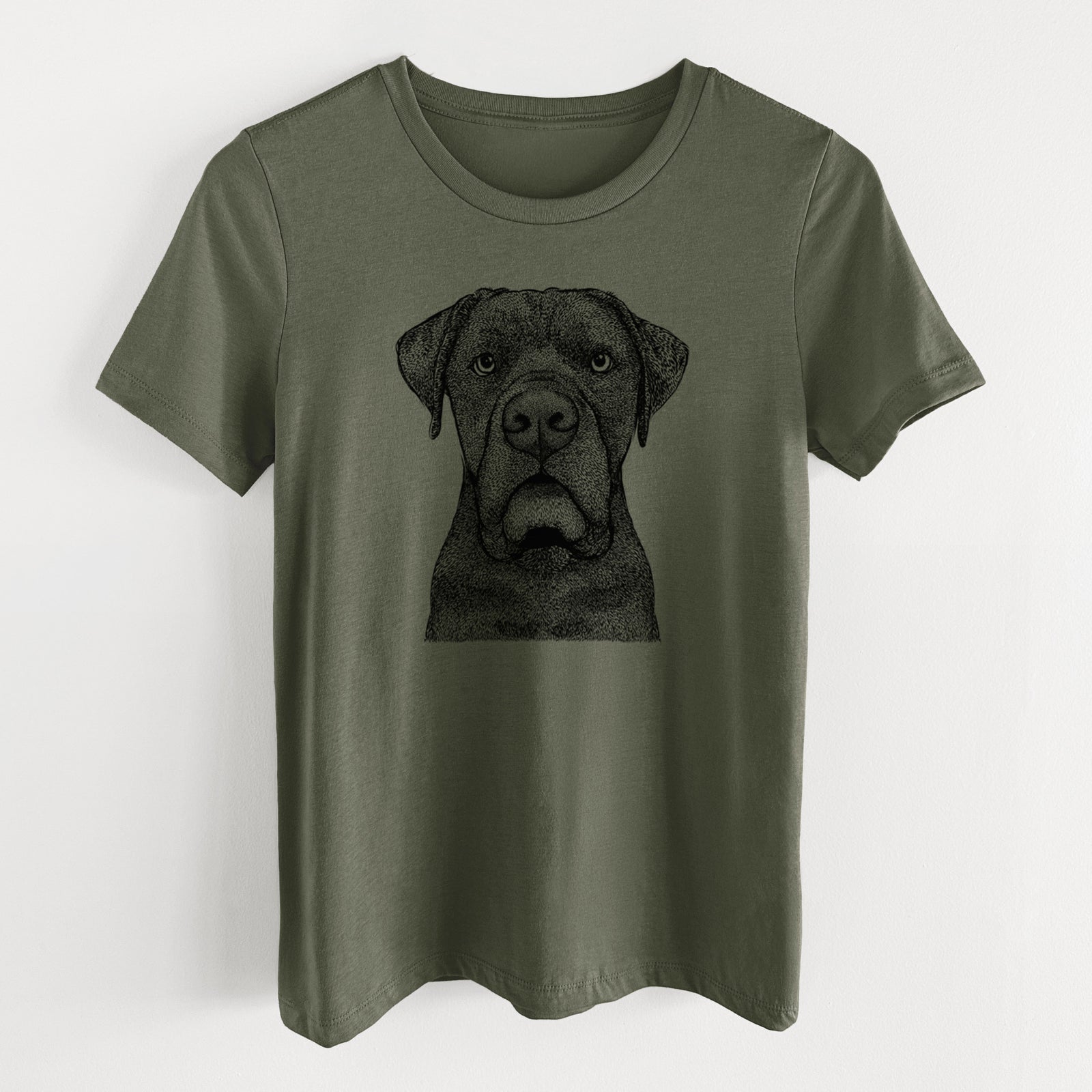 Bare Rocco the Cane Corso - Women's Lightweight Relaxed Fit 100% Cotton Crewneck