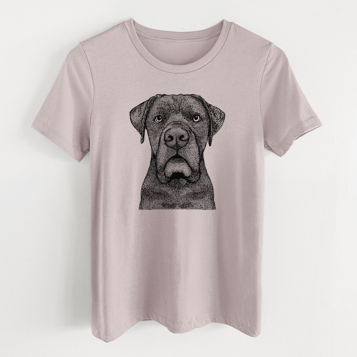 Bare Rocco the Cane Corso - Women's Lightweight Relaxed Fit 100% Cotton Crewneck