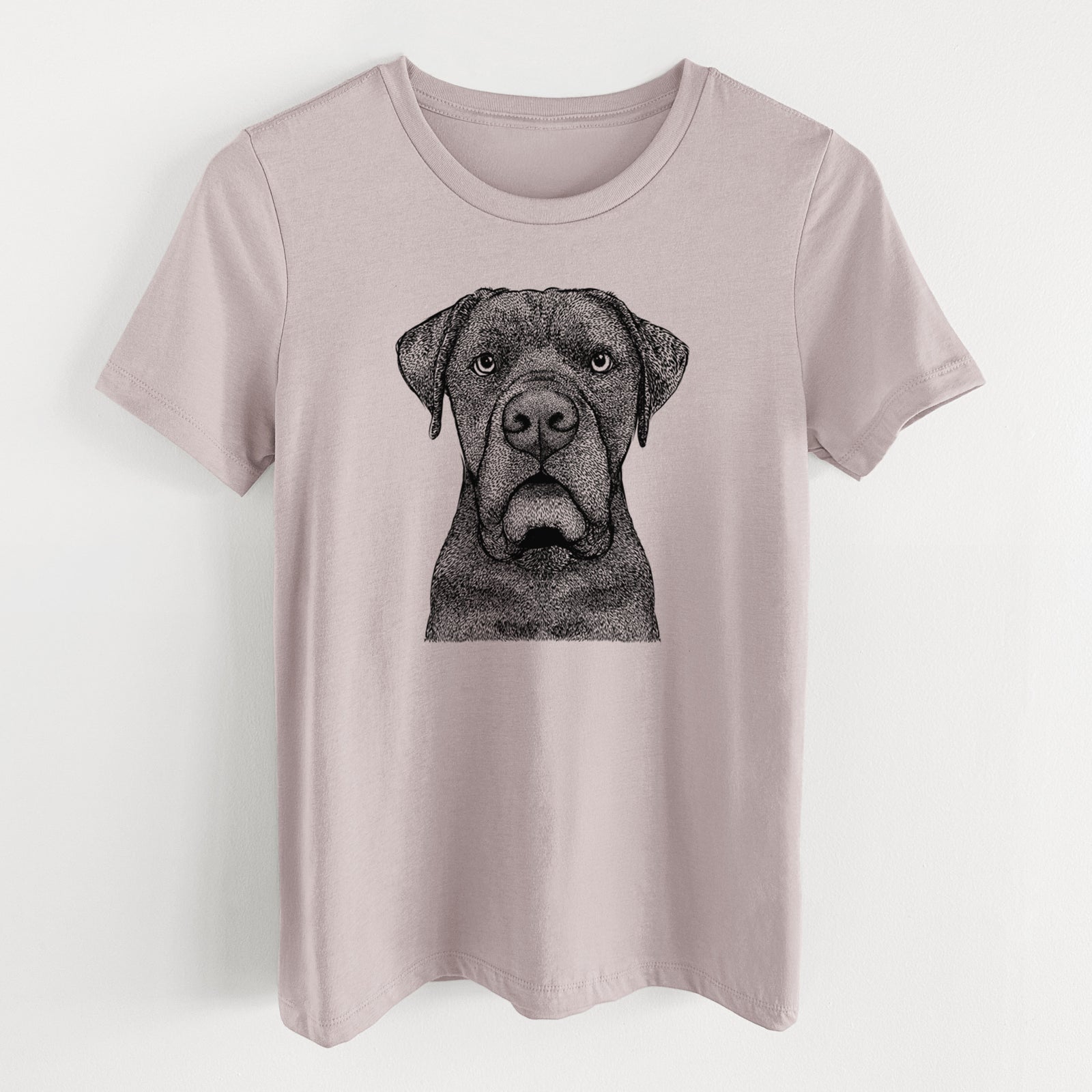 Bare Rocco the Cane Corso - Women's Lightweight Relaxed Fit 100% Cotton Crewneck