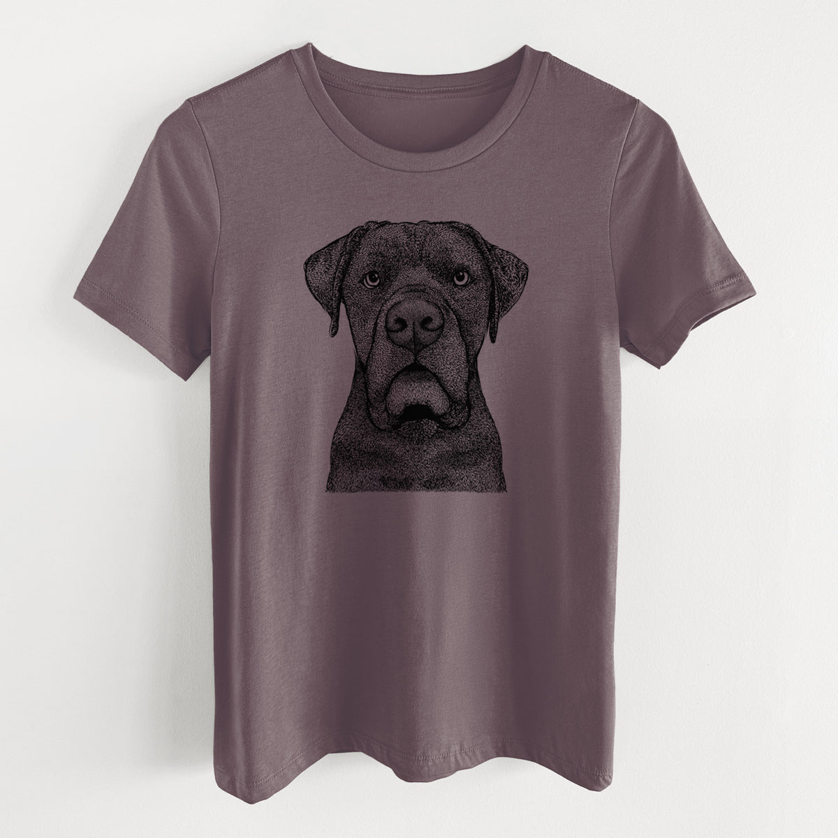 Bare Rocco the Cane Corso - Women's Lightweight Relaxed Fit 100% Cotton Crewneck