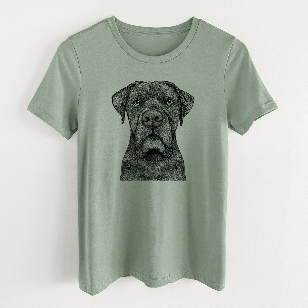 Bare Rocco the Cane Corso - Women's Lightweight Relaxed Fit 100% Cotton Crewneck