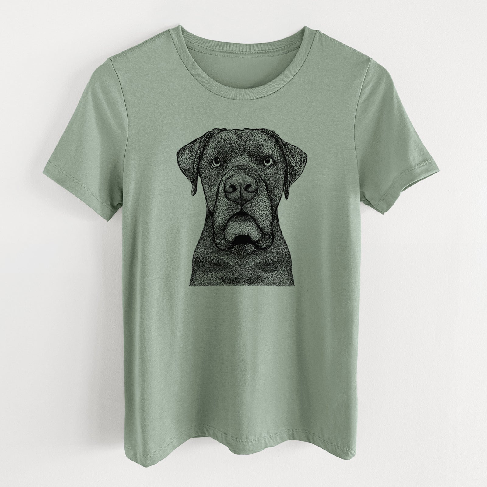 Bare Rocco the Cane Corso - Women's Lightweight Relaxed Fit 100% Cotton Crewneck