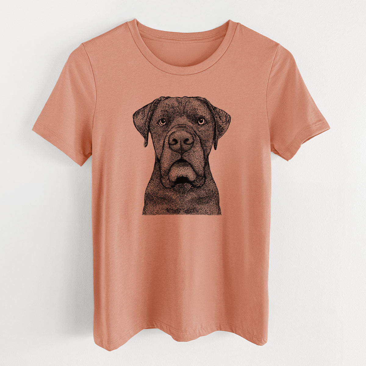Bare Rocco the Cane Corso - Women's Lightweight Relaxed Fit 100% Cotton Crewneck