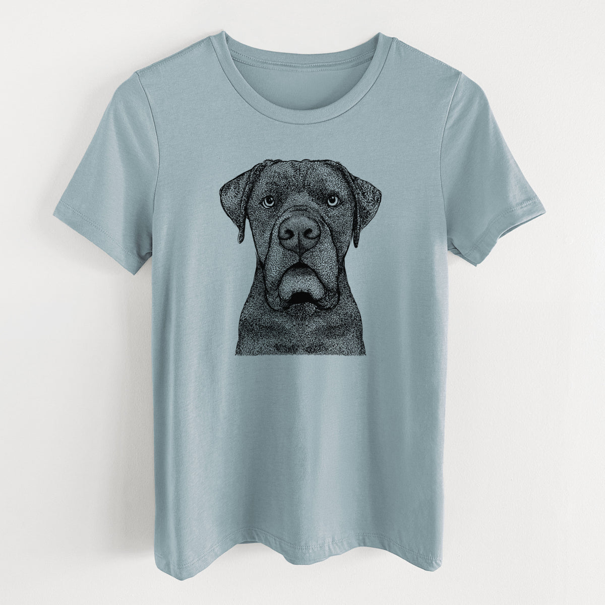 Bare Rocco the Cane Corso - Women's Lightweight Relaxed Fit 100% Cotton Crewneck