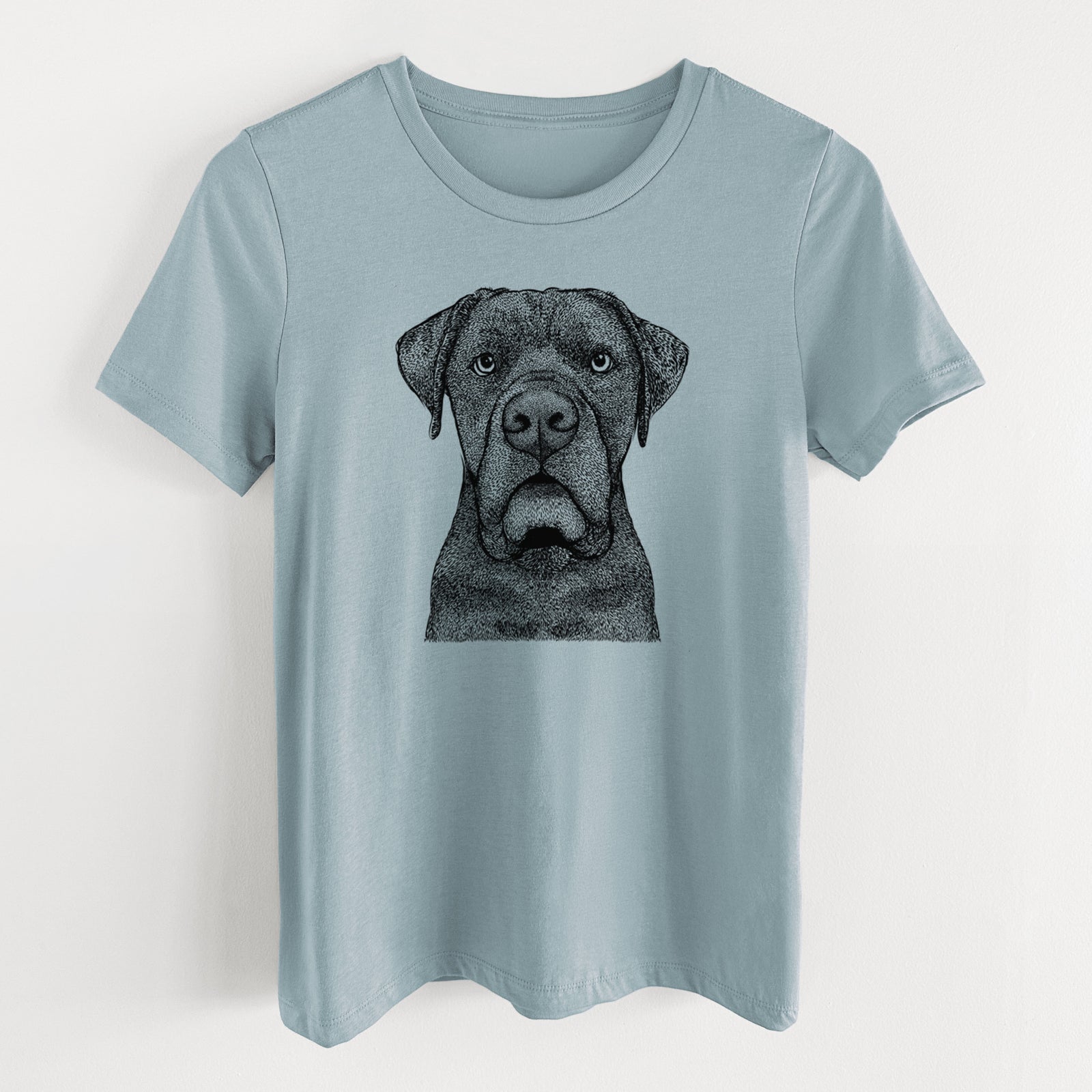 Bare Rocco the Cane Corso - Women's Lightweight Relaxed Fit 100% Cotton Crewneck