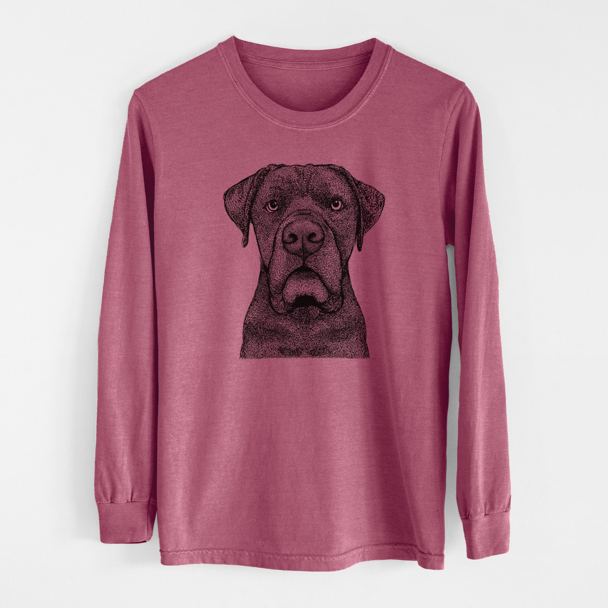 Bare Rocco the Cane Corso - Men's Heavyweight 100% Cotton Long Sleeve