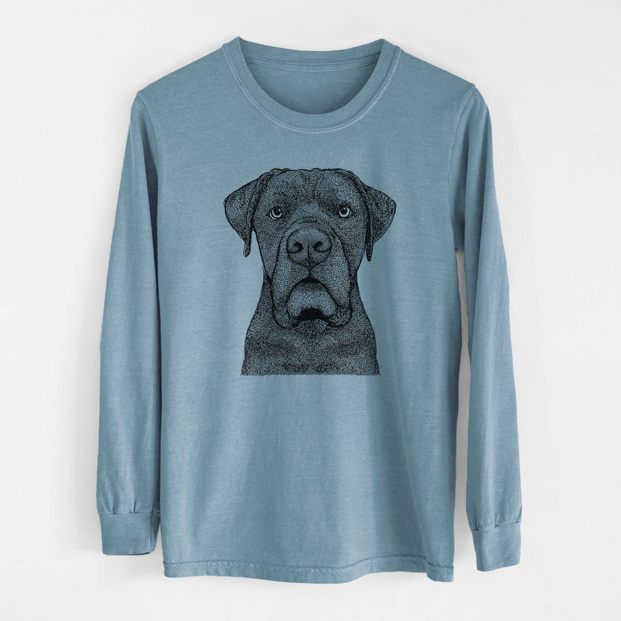 Bare Rocco the Cane Corso - Men's Heavyweight 100% Cotton Long Sleeve