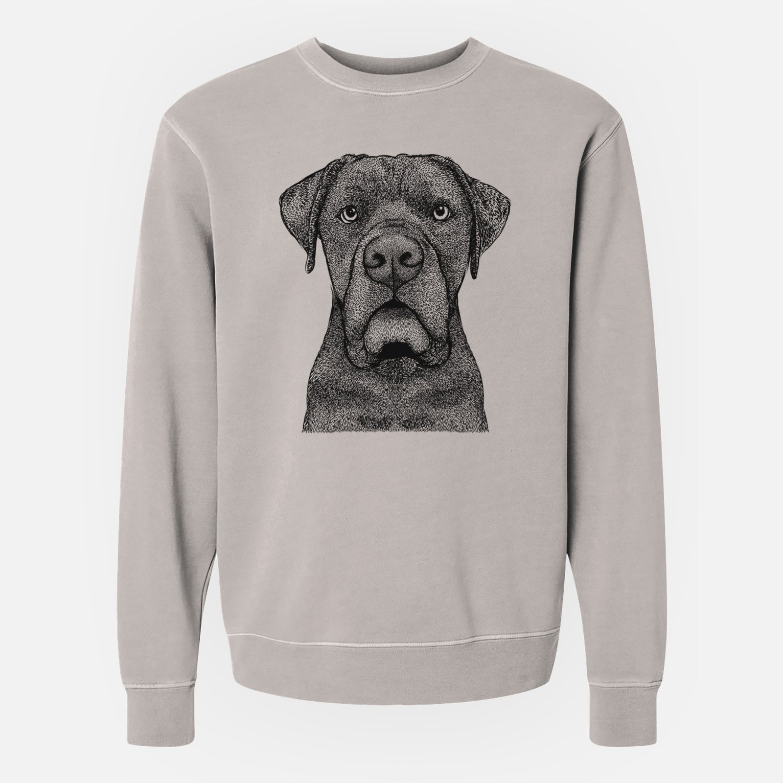 Bare Rocco the Cane Corso - Unisex Pigment Dyed Crew Sweatshirt