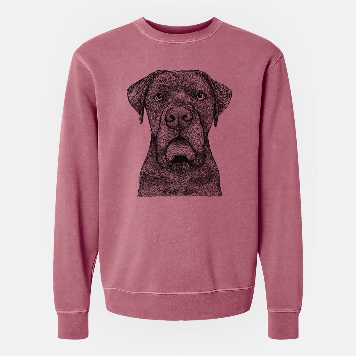 Bare Rocco the Cane Corso - Unisex Pigment Dyed Crew Sweatshirt