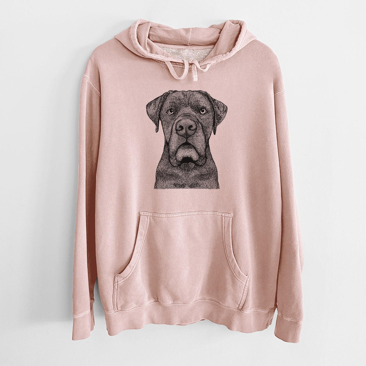 Bare Rocco the Cane Corso - Unisex Pigment Dyed Hoodie