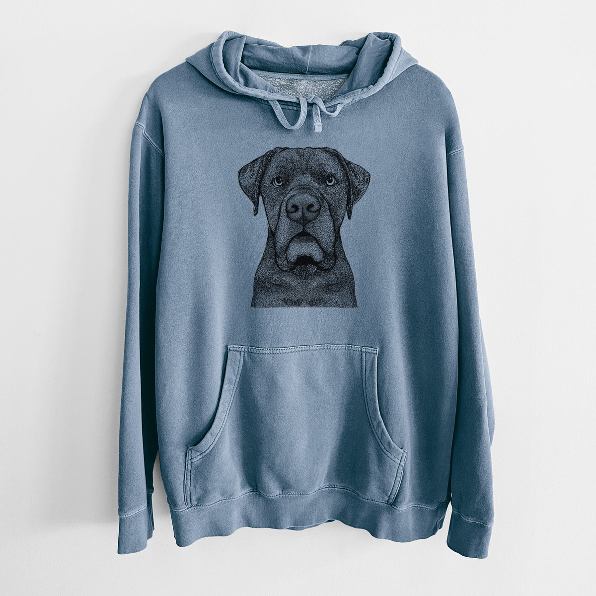 Bare Rocco the Cane Corso - Unisex Pigment Dyed Hoodie