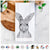 Roger the Red Kangaroo Tea Towel