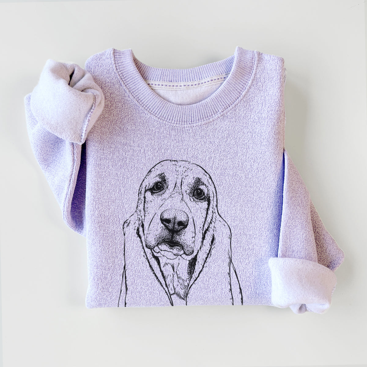 Rolo the Basset Hound - Knit Sweatshirt