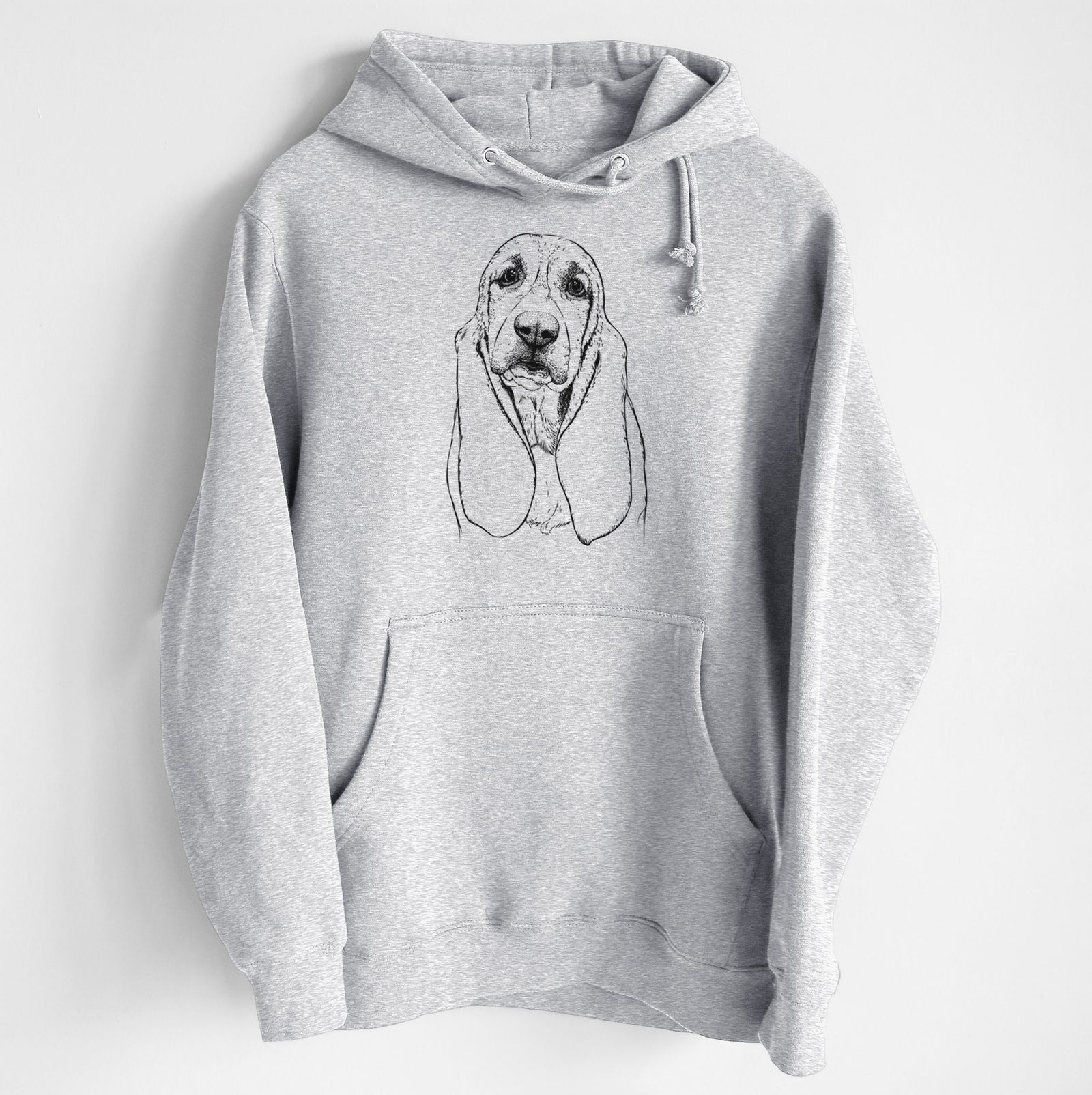 Rolo the Basset Hound- Heavyweight Fleece Hoodie
